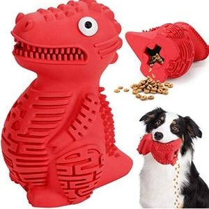 Growom Crockodile Dog Chew Rubber Teething & Treat Toy